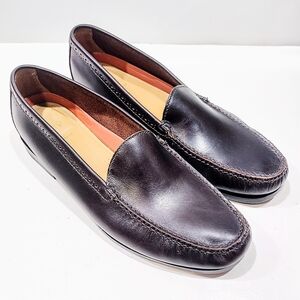 Cole Haan Grand.Os Pinch Plain Dress Loafers Mens 13M Brown Leather Slip On Shoe